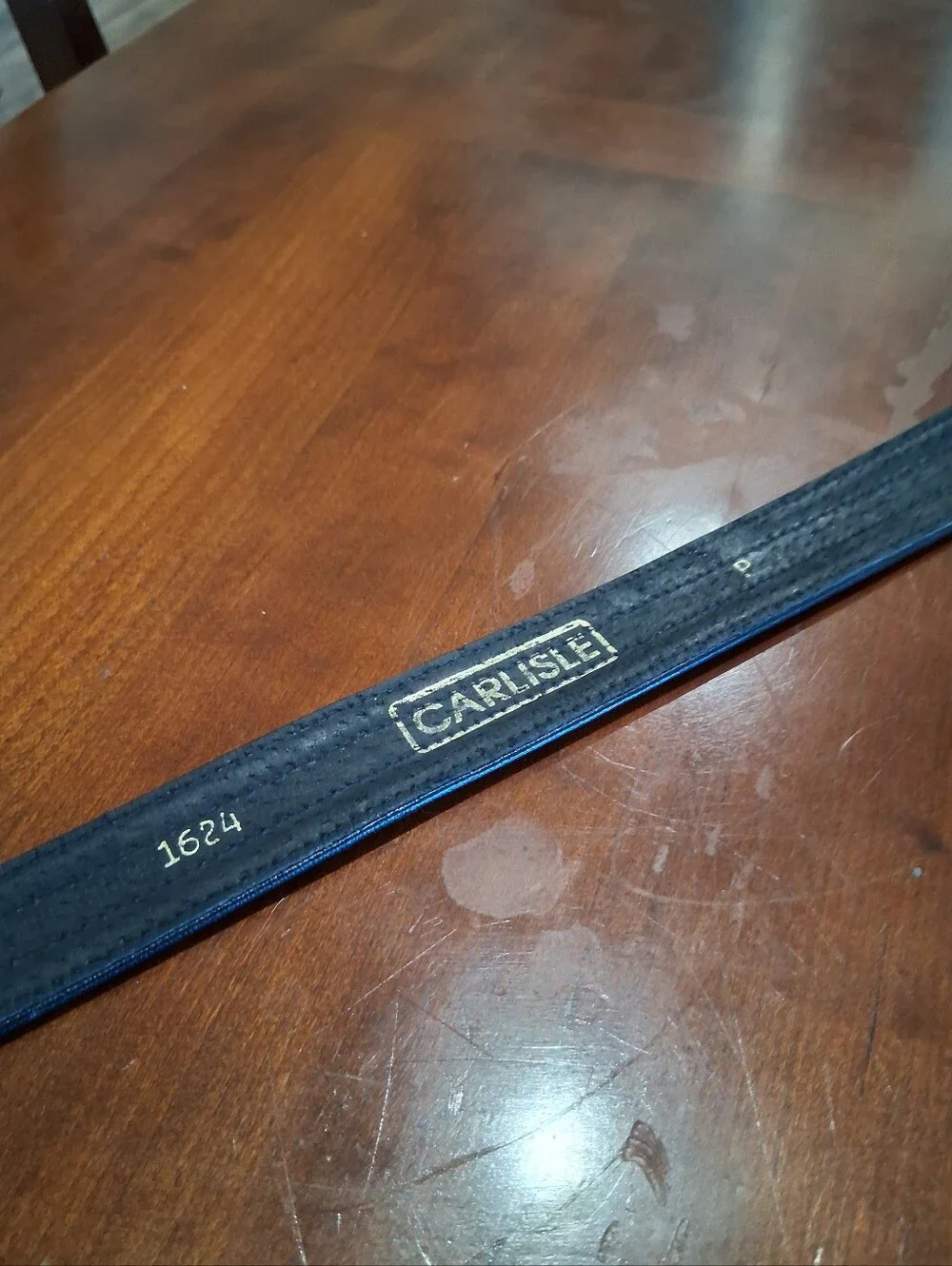 Authentic CARLISLE Leopard Leather Belt